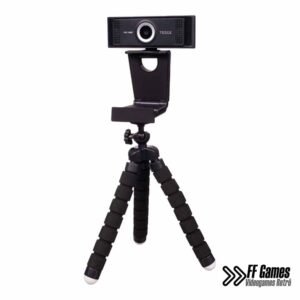 Webcam Gamer Full Hd 1080p Tripé Foco Auto Tedge